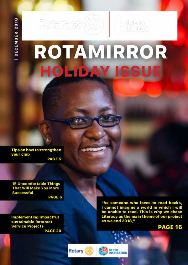 ROTAMIRROR HOLIDAY ISSUE Rotamirror Holiday Issue