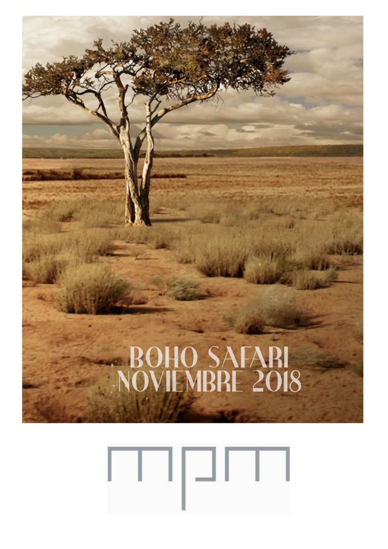 Colección Boho Safari Octubre -  Noviembre 2018