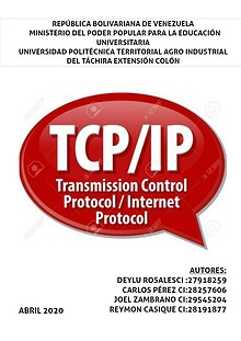 Modelo TCP/IP o Modelos de Comunicación