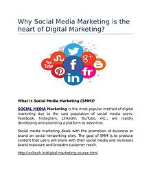 Why Social Media Marketing is the heart of Digital Marketing?