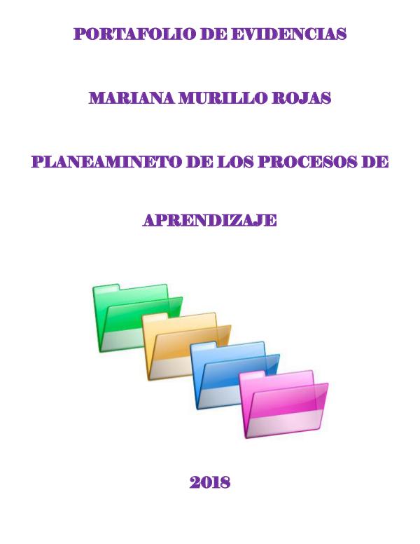 Portafolio Mariana Murillo Rojas Portafolio  Planeamiento Mariana Murillo Rojas