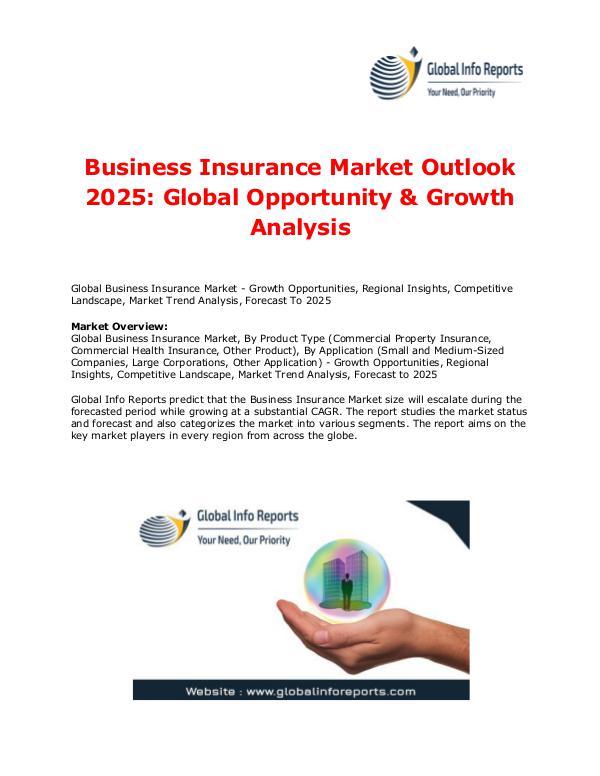 Global Info Reports Business Insurance Market Outlook 2025