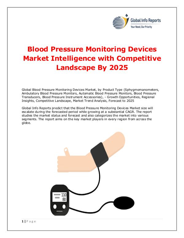 Blood Pressure Monitoring Devices Market 2018