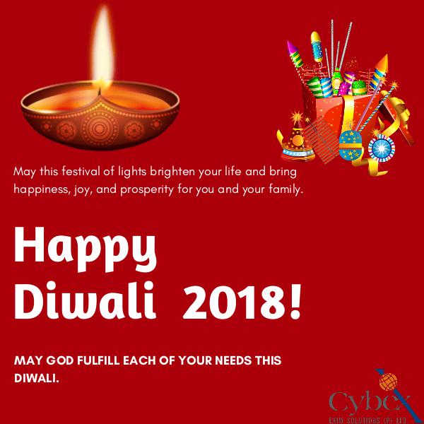 Happy Diwali 2018 from Cybex Exim Solutions Pvt Ltd Happy Diwali 2018 from Cybex Exim Solutions Pvt Lt
