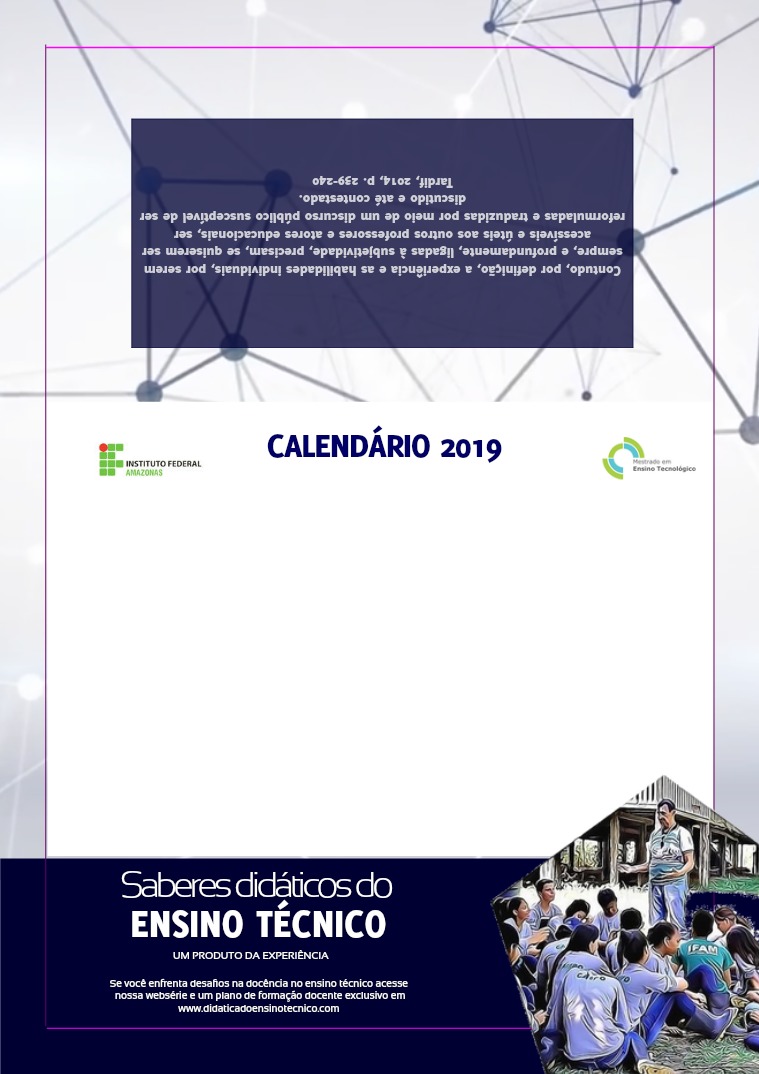 Calendário 2019 CALENDÁRIO 2019