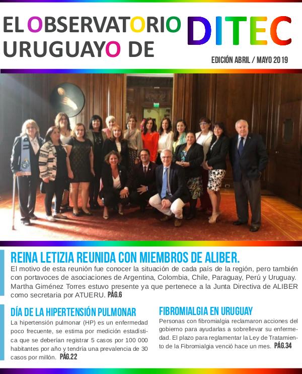 El Observatorio Uruguayo de DITEC Abril - Mayo 2019