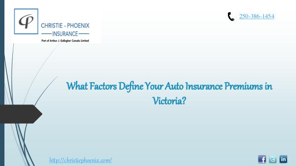 What Factors Define Your Auto Insurance Premium in