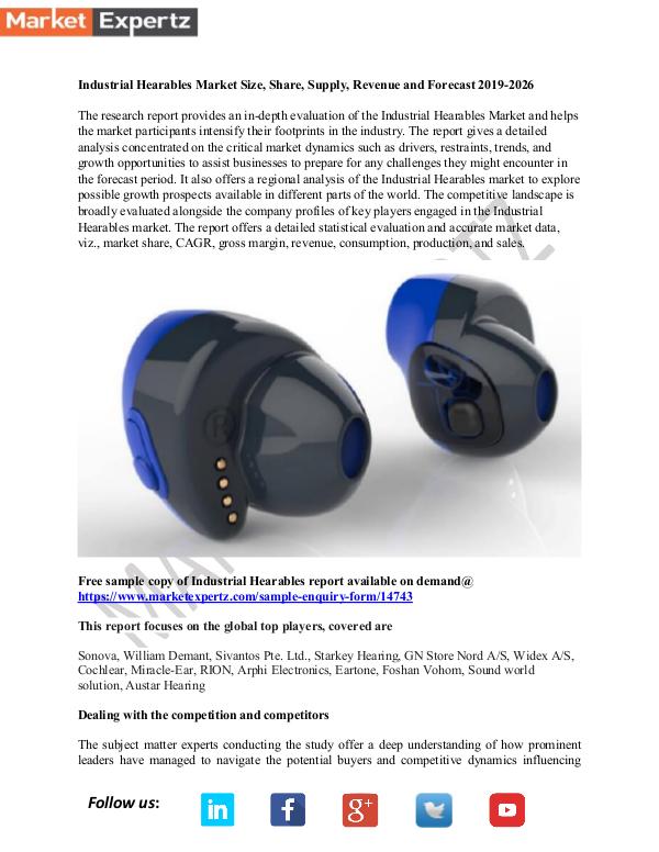 My first Publication Industrial Hearables