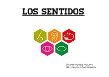 "Los sentidos", Ciencias Naturales, 1°B, 1Unidad- Daniela Ampuero
