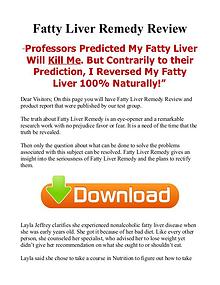 Fatty Liver Remedy PDF EBook Free Download