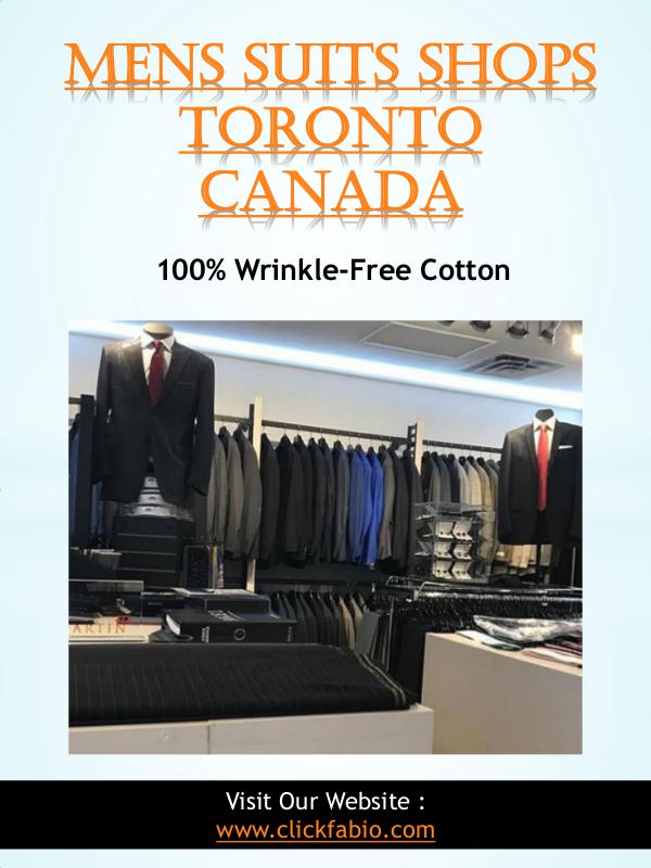 Menswear Toronto Mens Suits Shops Toronto Canada | Call - (416) 364