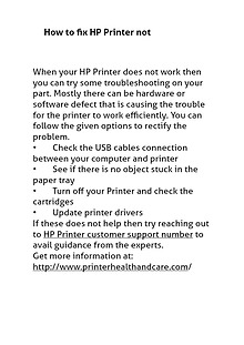 HP Printer Customer Service Phone Number