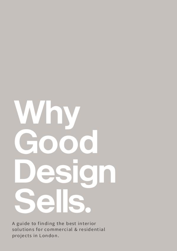Why Good Design Sells Why Good Design Sells
