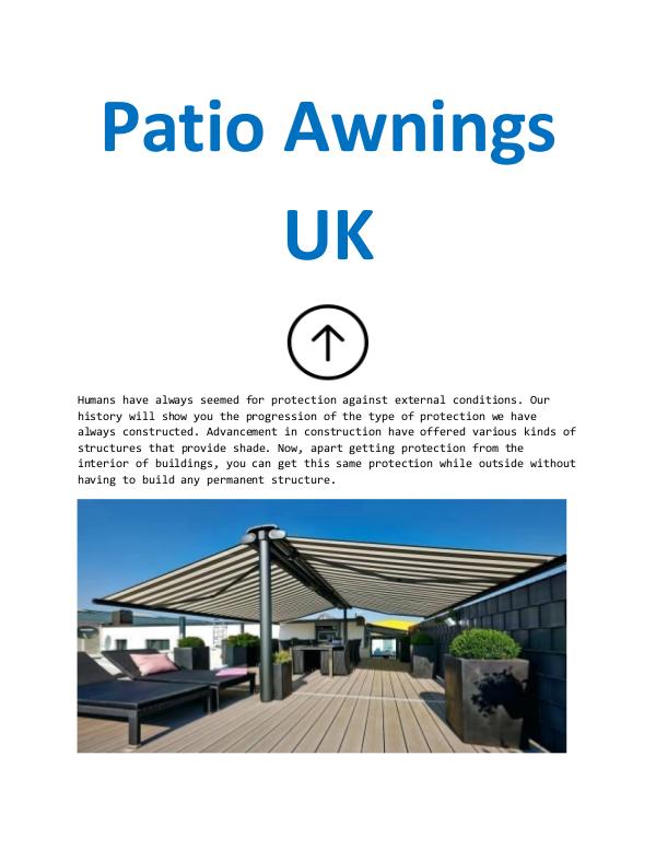 My first work Patio Awnings UK_fiverr
