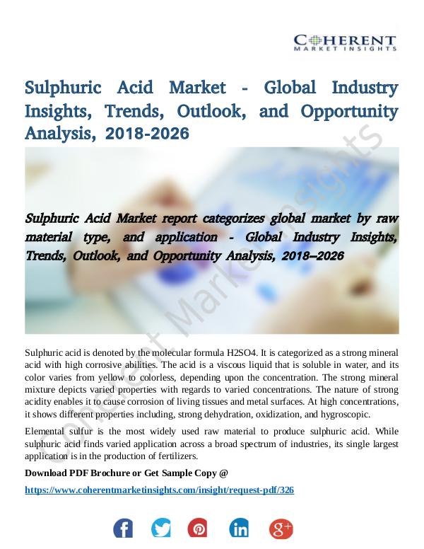 Market Research Sulphuric Acid Market