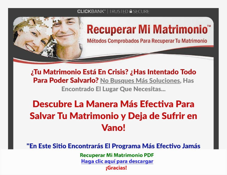 Recuperar Mi Matrimonio [PDF]