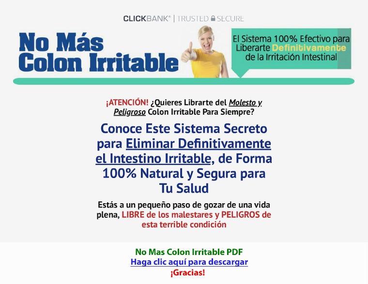 No Mas Colon Irritable [PDF]