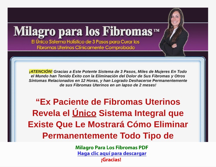 Milagro Para Los Fibromas [PDF]