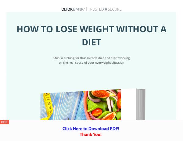 How to lose weight without a diet PDF