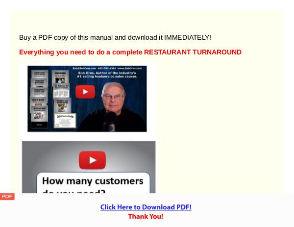 Restaurant Turnaround PDF