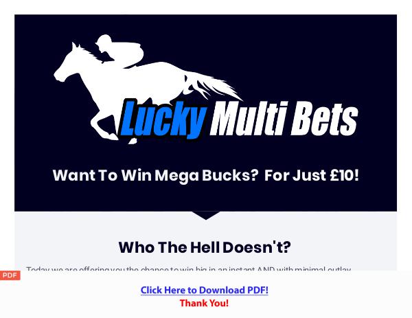 Lucky Multi Bets [PDF] Lucky Multi Bets