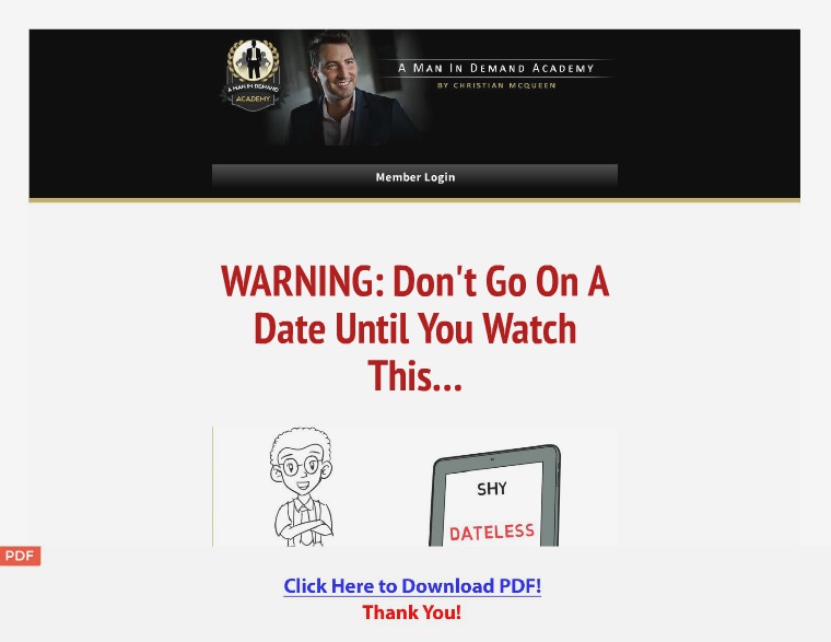 A Man In Demand Academy Dating System [PDF] A Man In Demand Academy Dating System