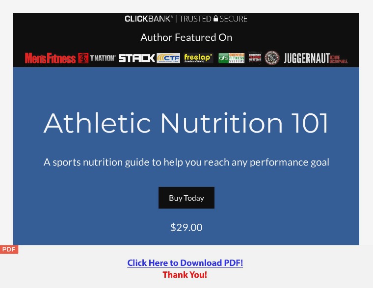 Athletic Nutrition 101 [PDF] Athletic Nutrition 101