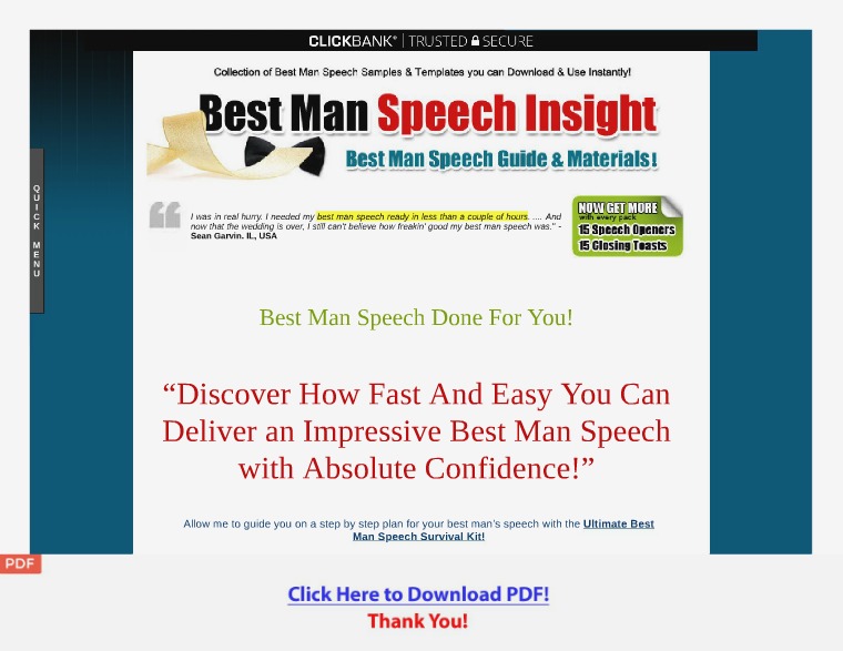 Best Man Speech Insight PLUS [PDF] Best Man Speech Insight