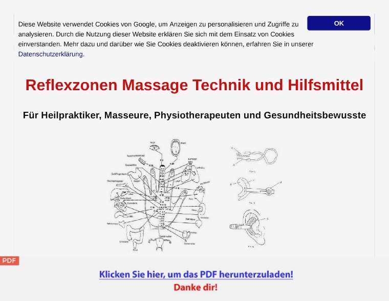 Reflexzonen Massage Technik Patentschriften [PDF]