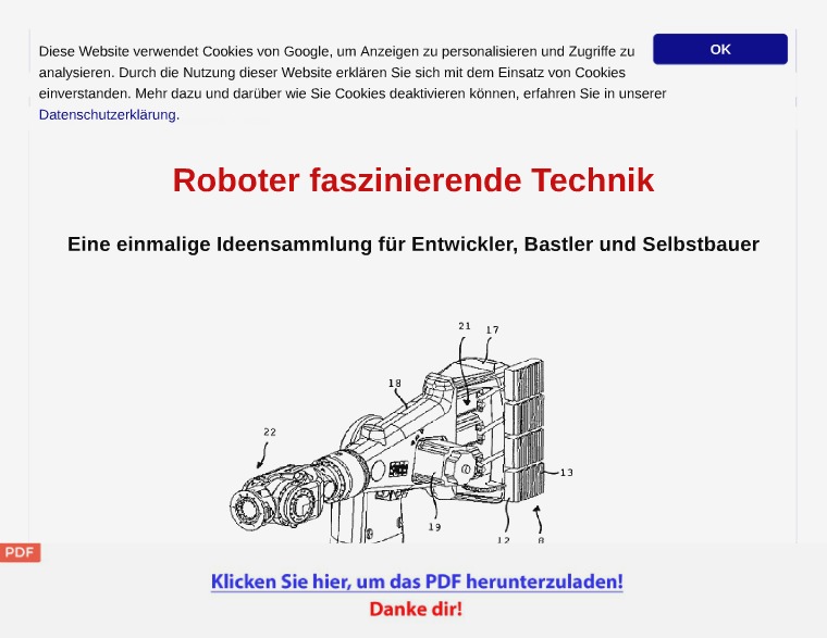 Roboter Technik Patentschriften [PDF]
