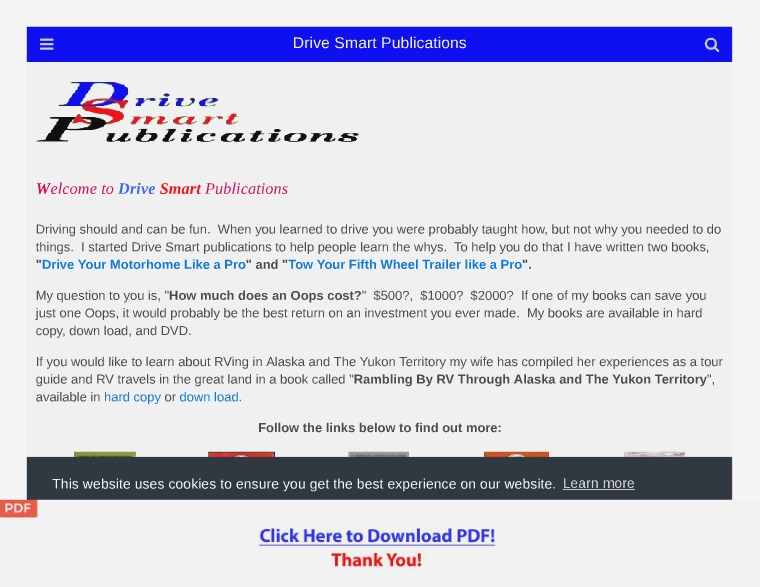Drive Your Motorhome Like a Pro [PDF] Drive Your Motorhome Like a Pro