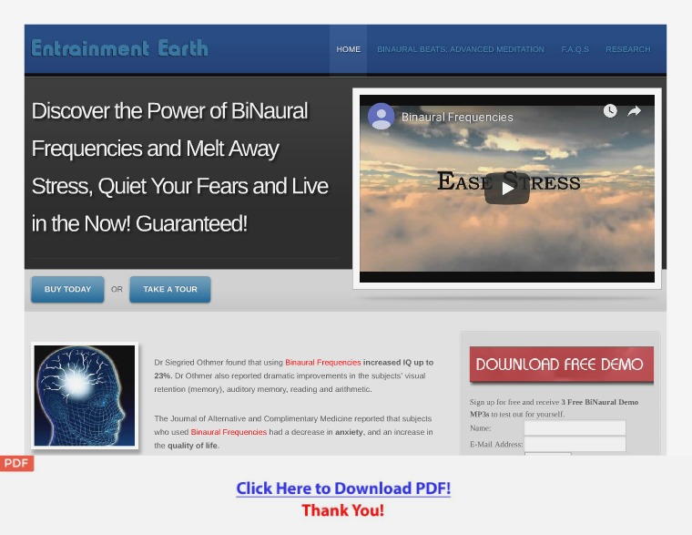 Entrainment Earth: Advanced Meditation Made Easy [PDF]