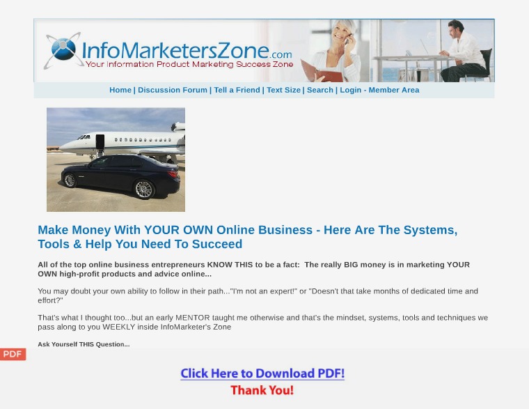 Information Marketer's Zone [PDF]