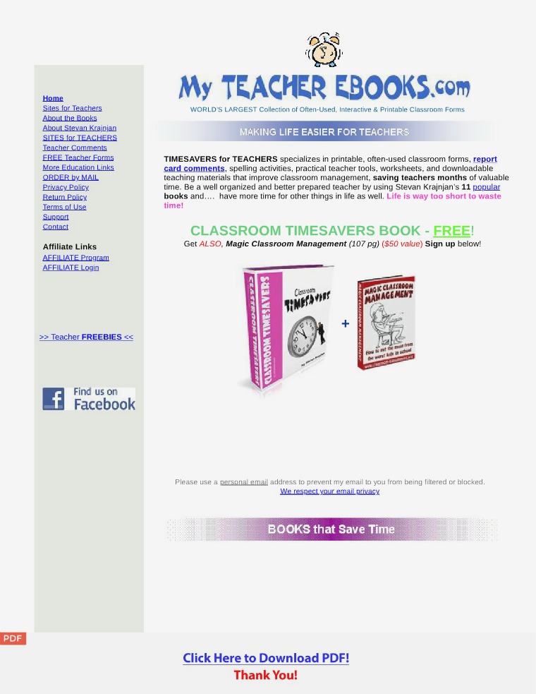 My TEACHER eBOOKS [PDF]