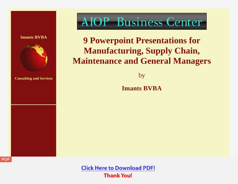 9 Powerpoint Presentations for Managers [PDF]
