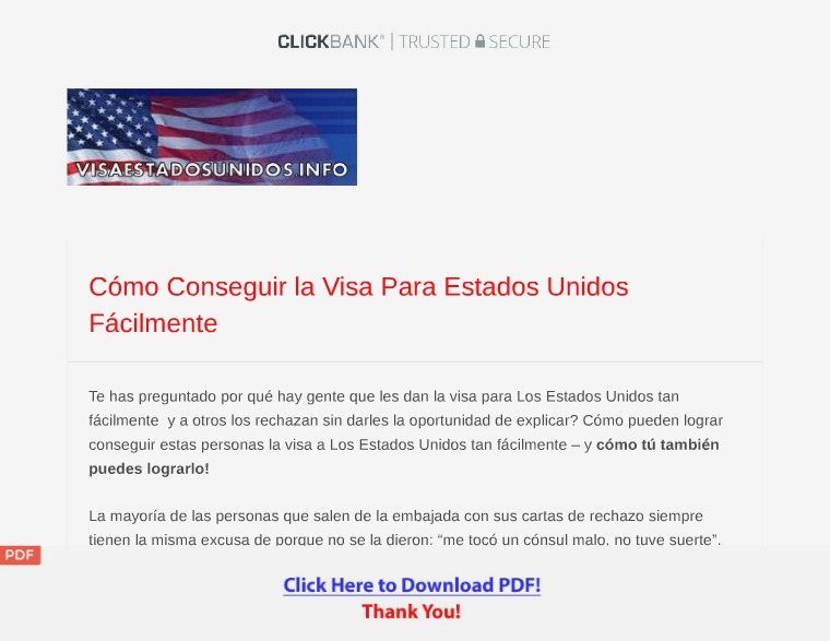 Como Obtener la Visa a Estados Unidos Fácilmente [PDF]
