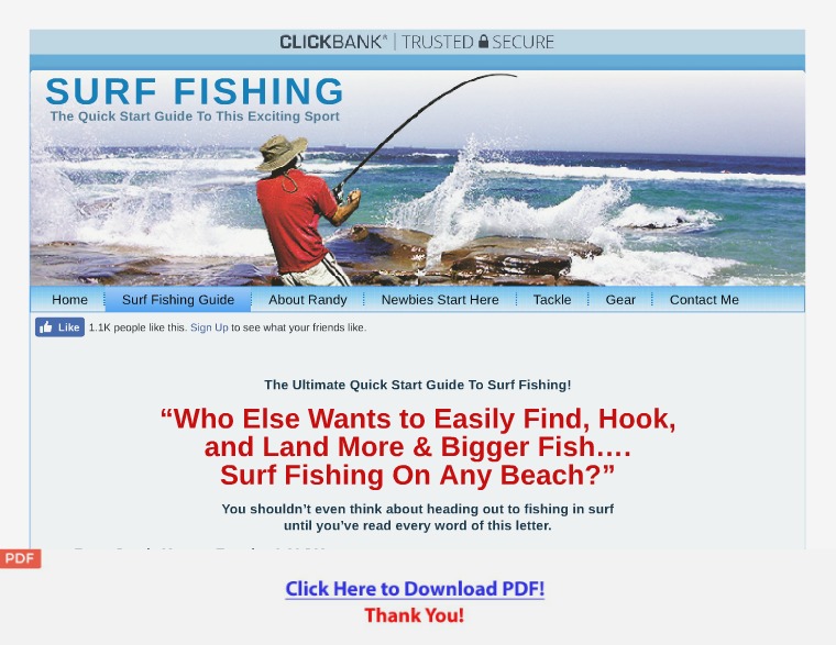 Surf Fishing - The Quick Start Guide To This Exciting Sport [PDF]