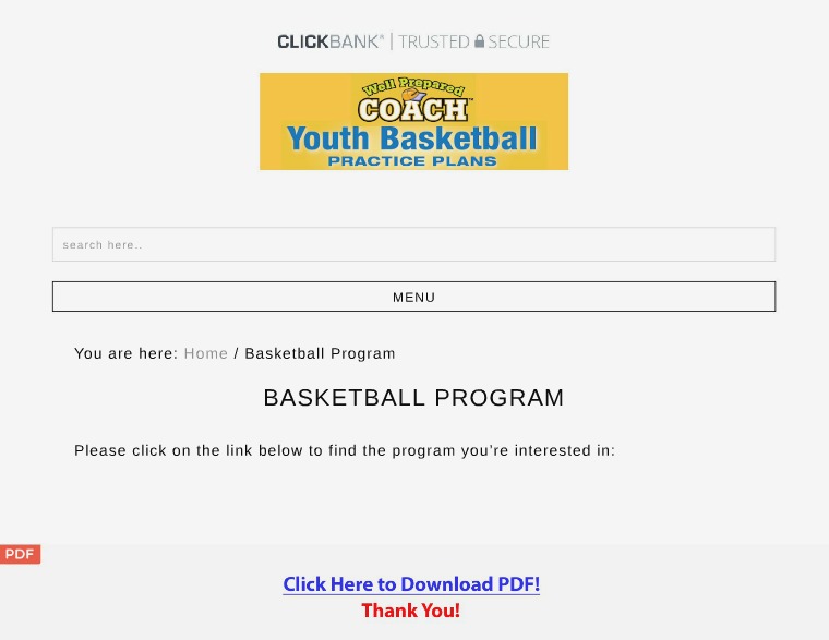 Basketball Program - Youth Basketball Practice Plans [PDF]