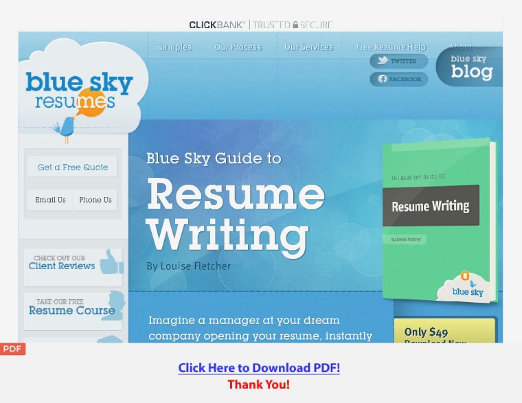 The Blue Sky Guide to Resume Writing [PDF]
