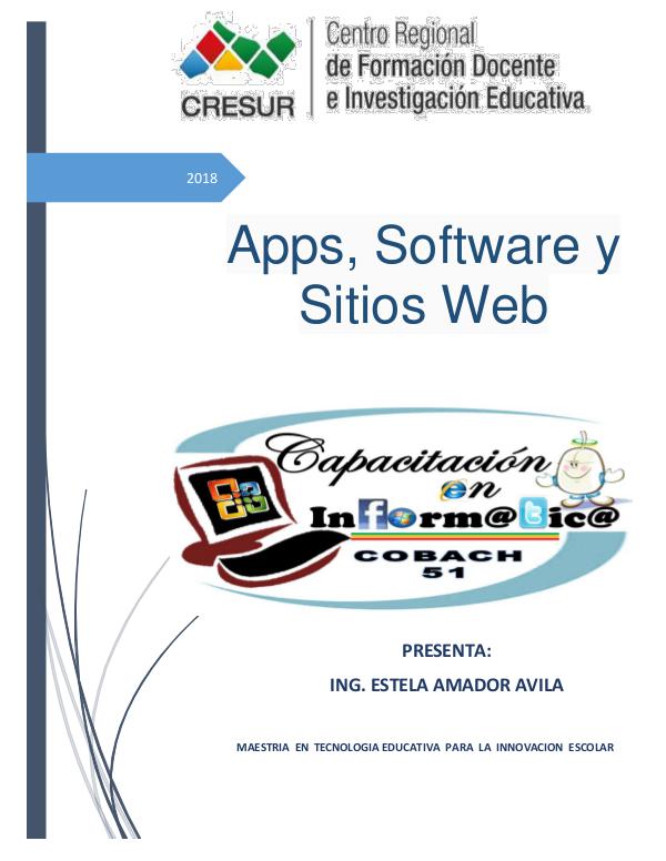 Apps, software y sitios web Semana 2_Act.1 Revista digital_Estela Amador Avila