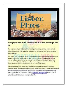Lisbon Blues 2020 – A swing dancing weekend with Music & sightseeing