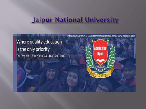 Jaipur National University Jaipur National University