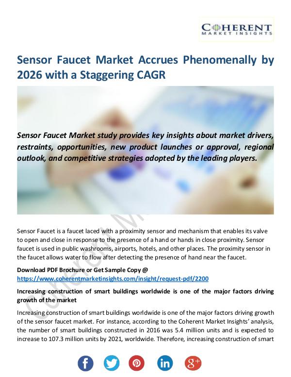 Christy Publications Sensor-Faucet-Market