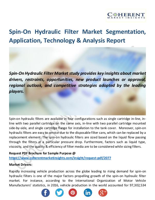 Christy Publications Spin-On Hydraulic Filter Market