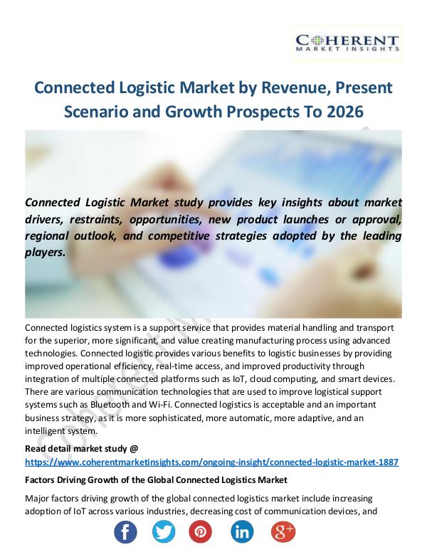 Christy Publications Connected Logistic Market