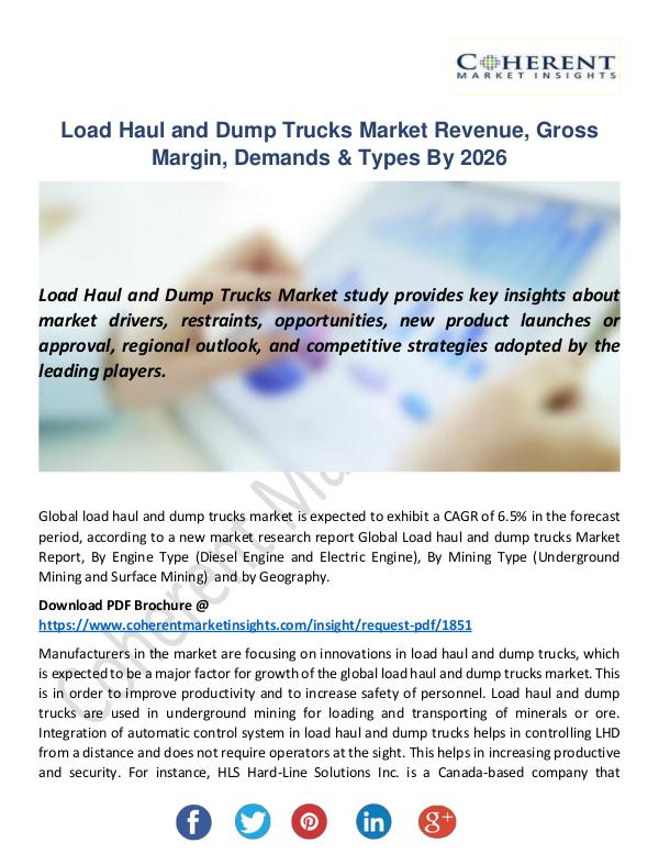 Christy Publications Load Haul and Dump Trucks Market