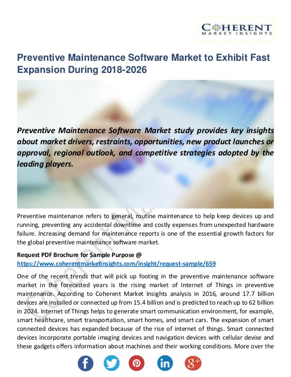 Christy Publications Preventive Maintenance Software Market