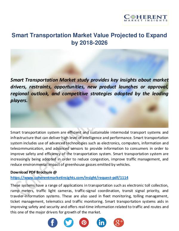 Christy Publications Smart Transportation Market