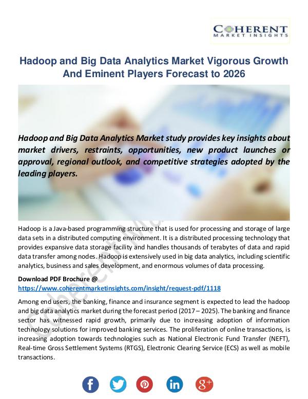 Hadoop and Big Data Analytics Market