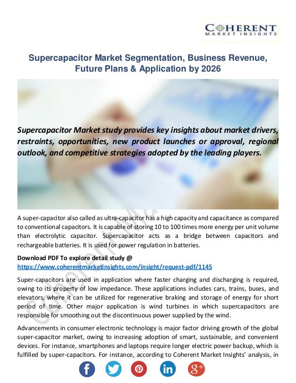 Christy Publications Supercapacitor Market